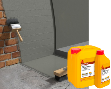 Добавка для создания адгезионных слоёв и улучшения свойств цементных растворов SikaLatex