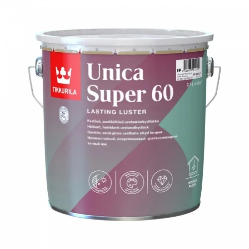 TIKKURILA UNICA SUPER 60 (ТИККУРИЛА УНИКА СУПЕР 60) Полуглянцевый
