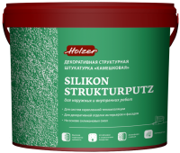 Силиконовая декоративная штукатурка «Камешковая» Holzer SILIKON STRUKTURPUTZ K 15
