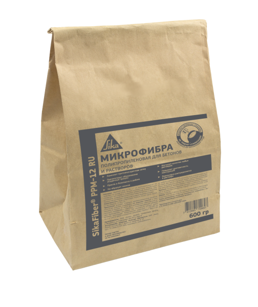 Полипропиленовая фибра для бетонов и растворов SikaFiber PPM-12 RU