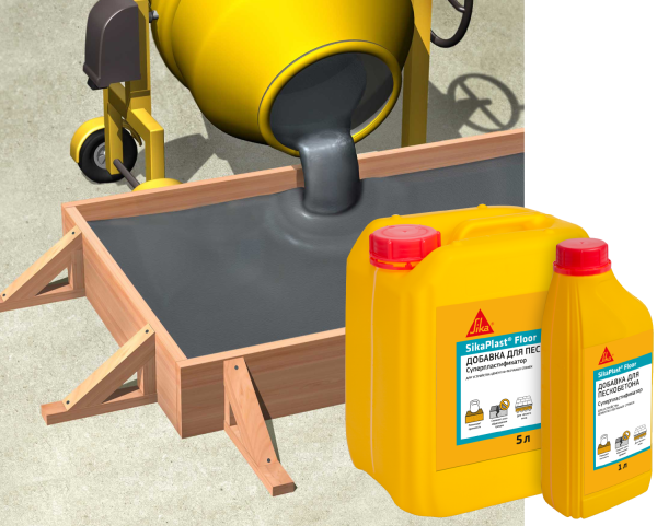 Суперпластификатор для бетона  SikaPlast Floor