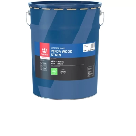 Водоразбавляемая быстросохнущая защитная пропитка PINJA WOOD STAIN