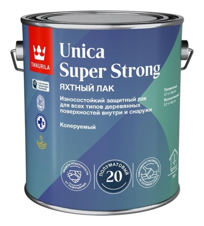 Износостойкий защитный лак TIKKURILA UNICA SUPER STRONG
