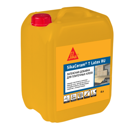 SikaCeram® T Latex RU — латексная добавка для повышения характеристик цементных клеев