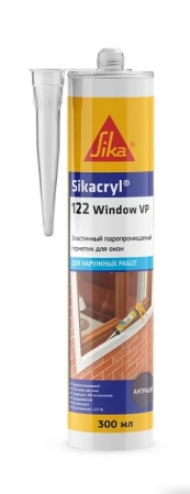 Паропроницаемый акриловый герметик для окон Sikacryl®-122 Window VP