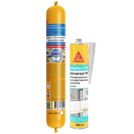 Полиуретановый эластичный универсальный герметик Sikaflex-719 Universal PU