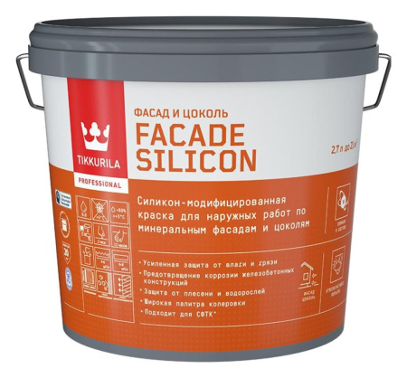 TIKKURILA FACADE SILICON (ТИККУРИЛА ФАСАД СИЛИКОН)