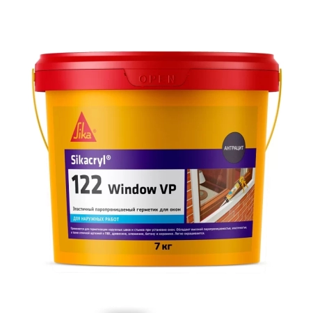 Паропроницаемый акриловый герметик для окон Sikacryl®-122 Window VP