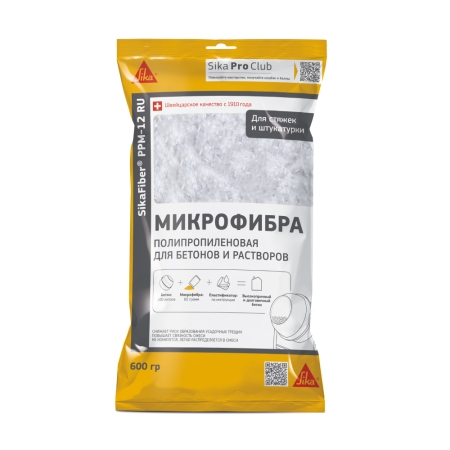 Полипропиленовая фибра для бетонов и растворов SikaFiber PPM-12 RU