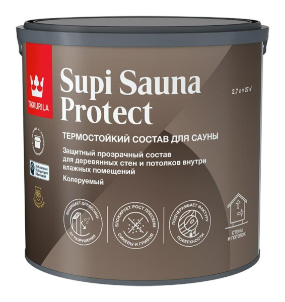 TIKKURILA SUPI SAUNA PROTECT (ТИККУРИЛА СУПИ САУНА ПРОТЭКТ)