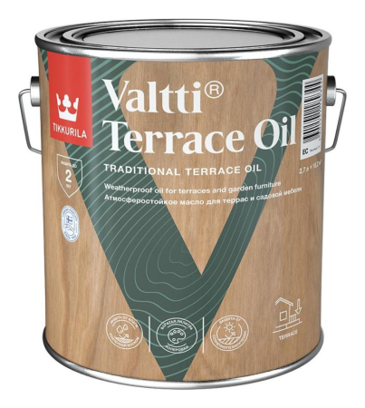 TIKKURILA VALTTI TERRACE OIL масло для террас и садовой мебели