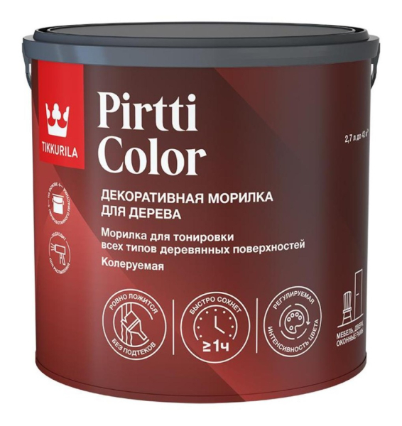 Морилка декоративная для древесины — Tikkurila Pirtti Color