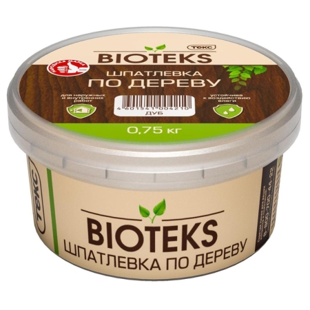 ТЕКС ШПАТЛЕВКА ПО ДЕРЕВУ BIOTEKS