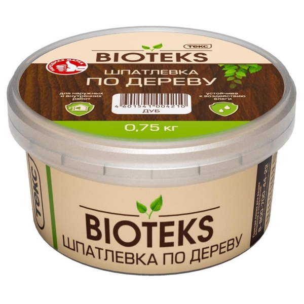 ТЕКС ШПАТЛЕВКА ПО ДЕРЕВУ BIOTEKS