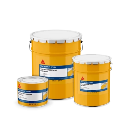 Однокомпонентный битумный праймер, на основе растворителя Sika Igolflex-072