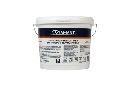 Готовый полимерный клей для тяжелого керамогранита «DIAMANT STAR» LVL.300Т