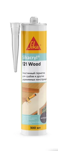 Эластичный паропроницаемый акриловый герметик Sikacryl®-121 Wood