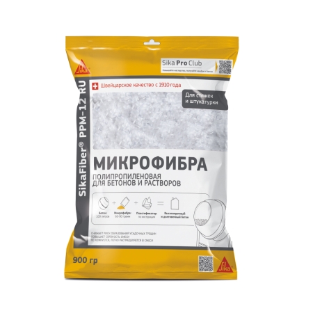 Полипропиленовая фибра для бетонов и растворов SikaFiber PPM-12 RU