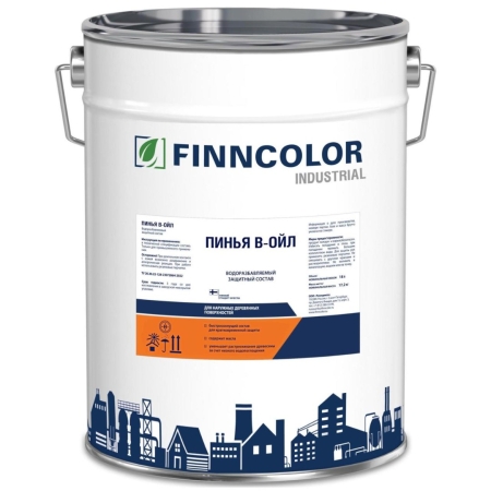 Эмаль промышленная алкидная для металла — Finncolor ПИНЯ В-ОЙЛ