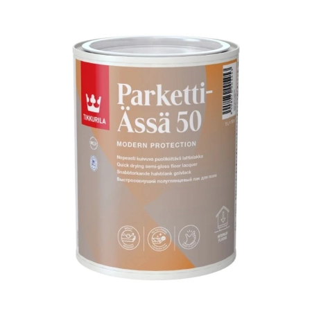 TIKKURILA PARKETTI-ÄSSÄ 50 (ТИККУРИЛА ПАРКЕТТИ-АССЯ 50) Полуглянцевый