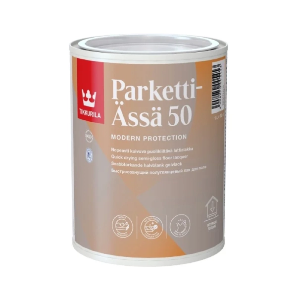 TIKKURILA PARKETTI-ÄSSÄ 50 (ТИККУРИЛА ПАРКЕТТИ-АССЯ 50) Полуглянцевый